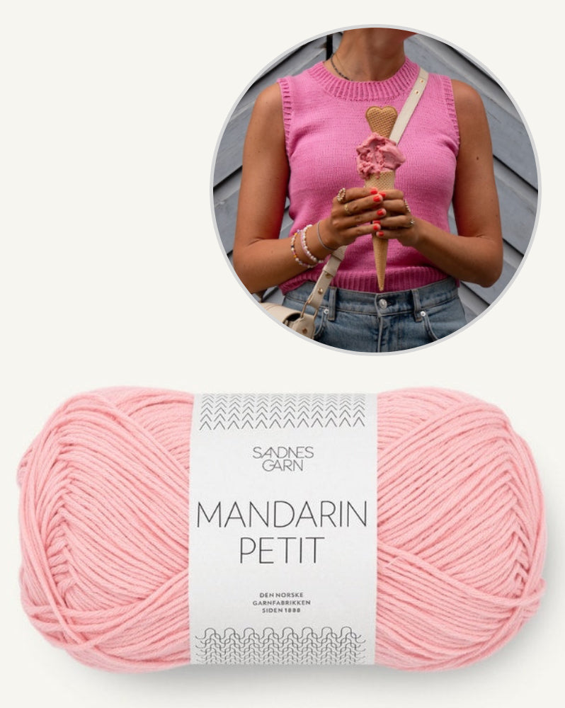 Sweet Breeze Top von Kutovakika mit Mandarin Petit von Sandnes Garn 8