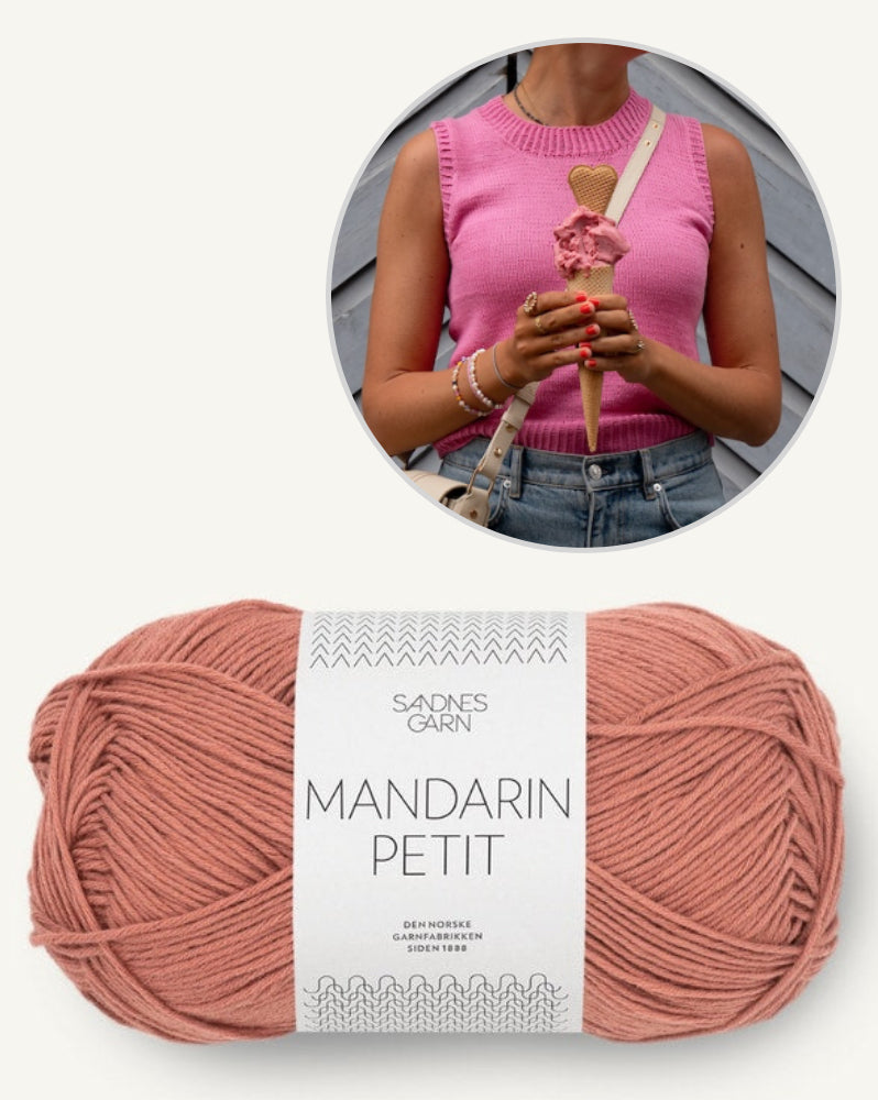 Sweet Breeze Top von Kutovakika mit Mandarin Petit von Sandnes Garn 9