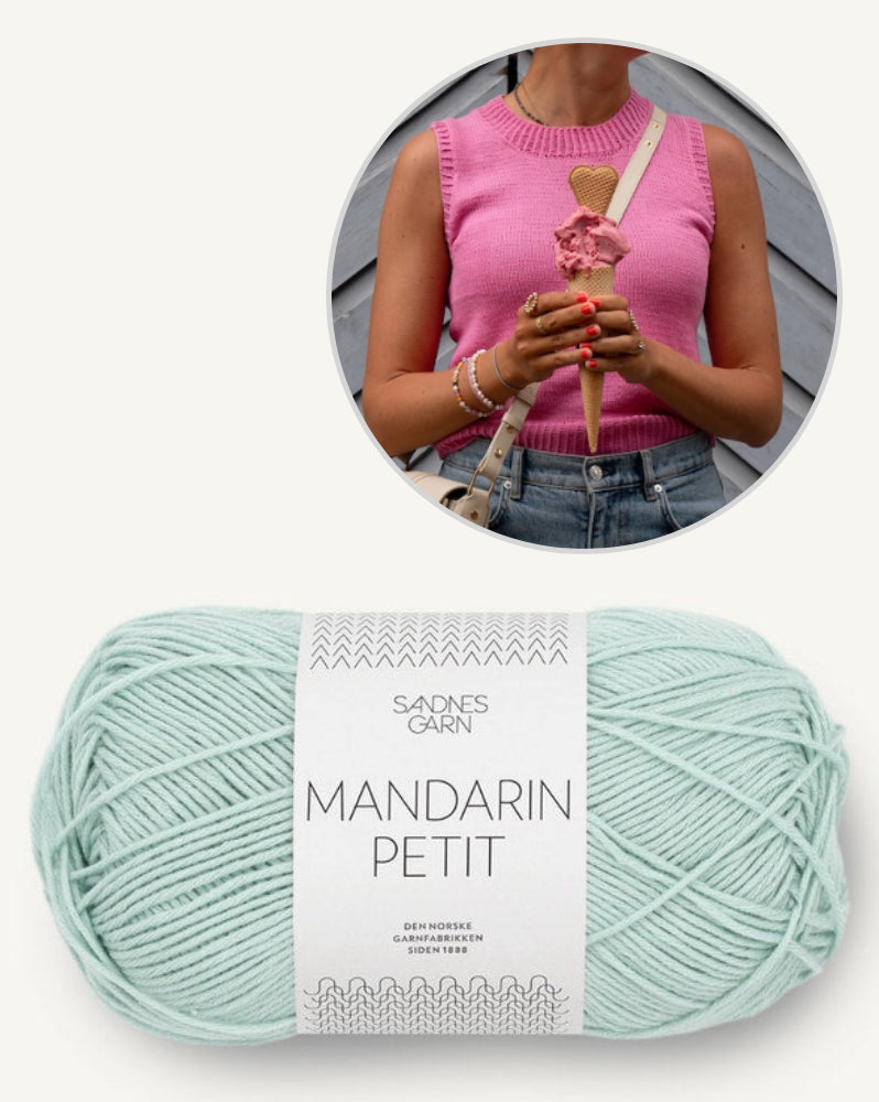 Sweet Breeze Top von Kutovakika mit Mandarin Petit von Sandnes Garn 12