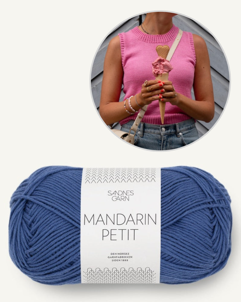 Sweet Breeze Top von Kutovakika mit Mandarin Petit von Sandnes Garn 11