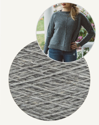 The Weekender Light Sweater von Andrea Mowry mit Shimo von ITO Yarn 12