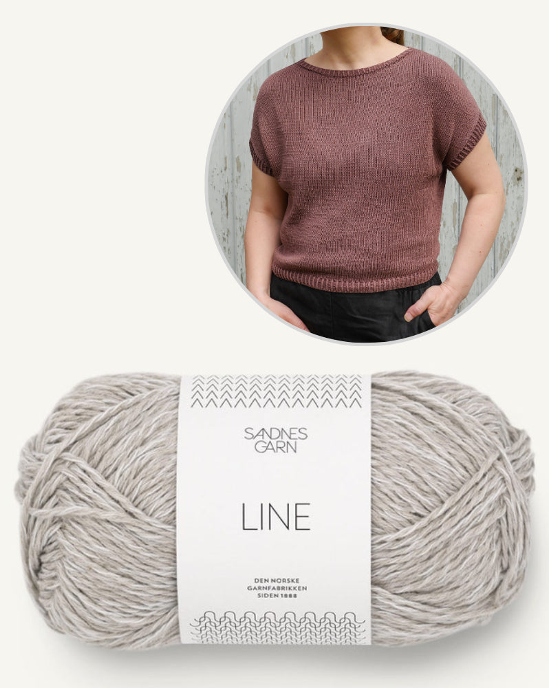 Tinna Tee von Nupu Nupu mit Line von Sandnes Garn 14