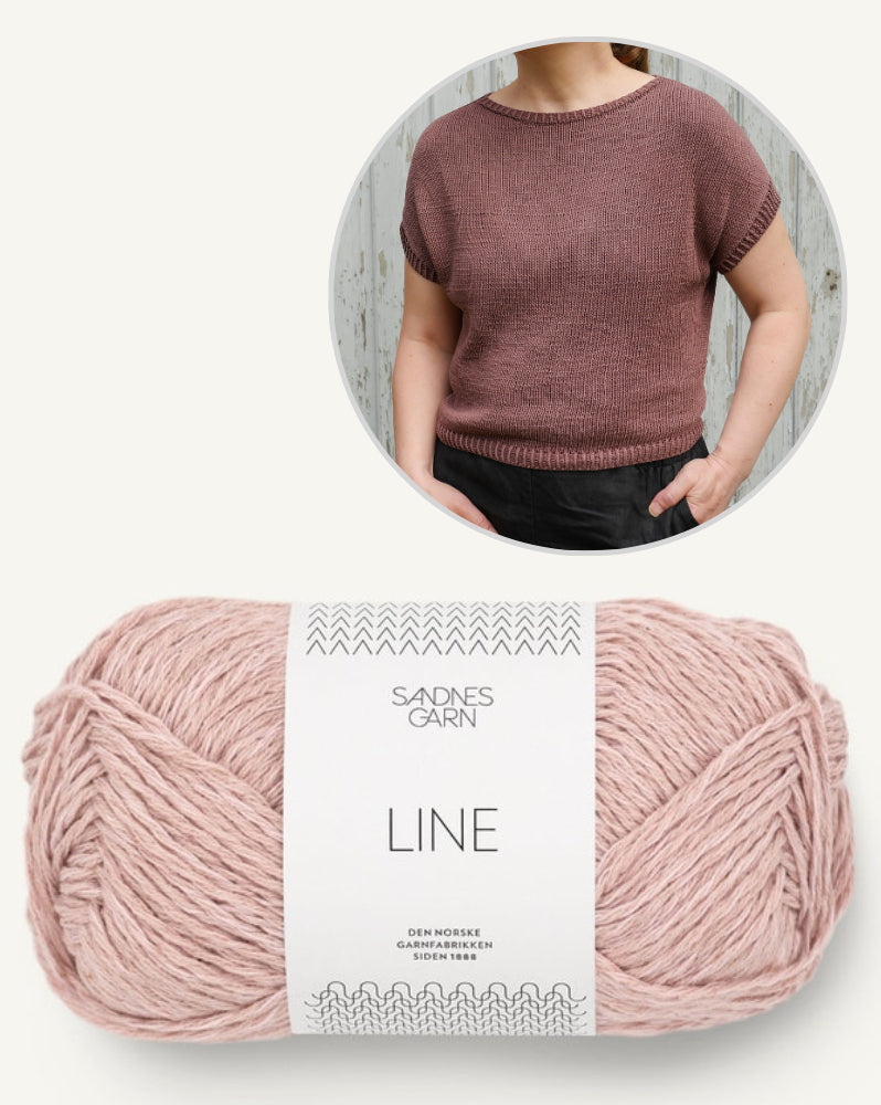 Tinna Tee von Nupu Nupu mit Line von Sandnes Garn 9