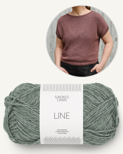 Tinna Tee von Nupu Nupu mit Line von Sandnes Garn 12