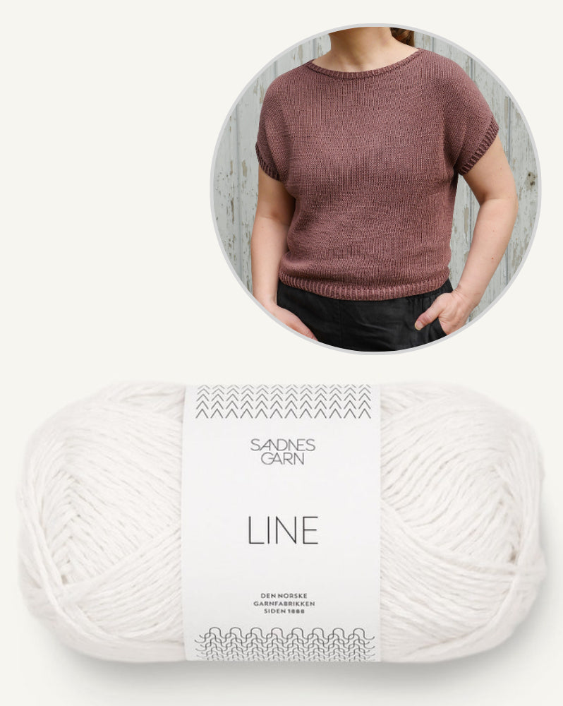 Tinna Tee von Nupu Nupu mit Line von Sandnes Garn 13