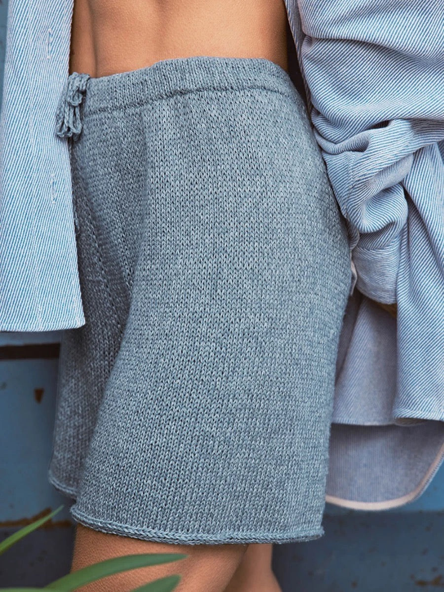 Tiril 18, Tirils Sommerset, Anleitungsheft, Detail Shorts mit Zugband