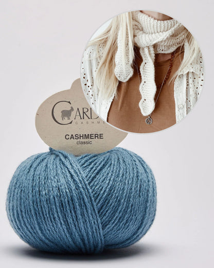 Vigga Scarf von Rikke Ørum mit Classic Cashmere von Cardiff Cashmere 8