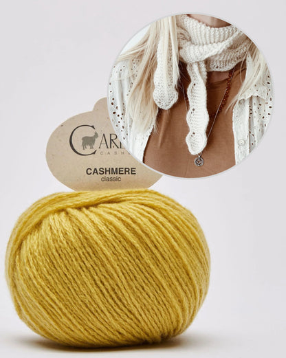 Vigga Scarf von Rikke Ørum mit Classic Cashmere von Cardiff Cashmere 9