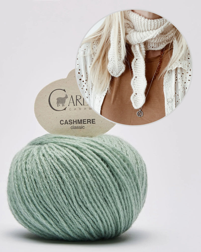 Vigga Scarf von Rikke Ørum mit Classic Cashmere von Cardiff Cashmere 10