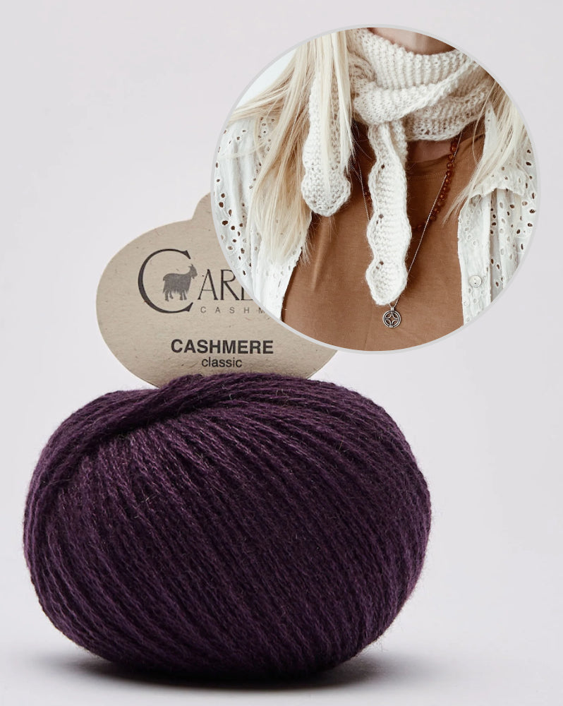 Vigga Scarf von Rikke Ørum mit Classic Cashmere von Cardiff Cashmere 13