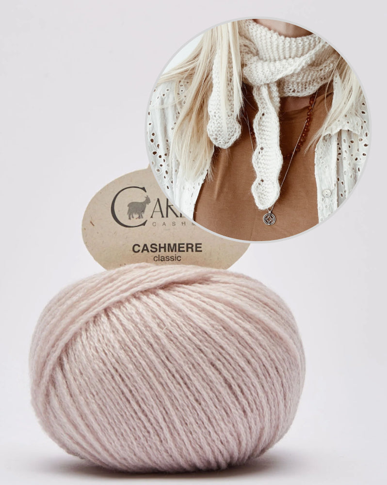 Vigga Scarf von Rikke Ørum mit Classic Cashmere von Cardiff Cashmere 12