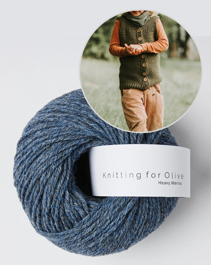 Waldling Weste | auch für Anfänger aus Heavy Merino von Knitting for Olive