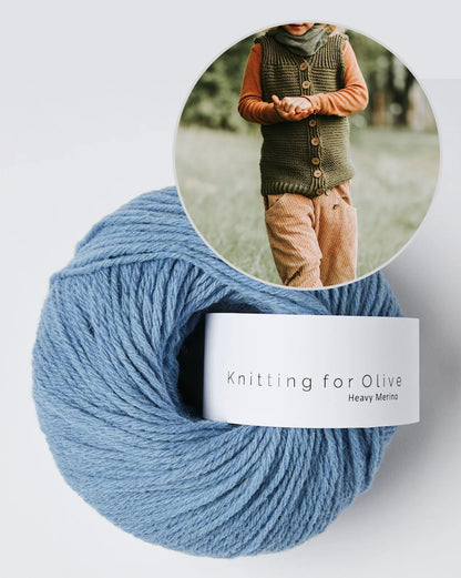 Waldling Weste | auch für Anfänger aus Heavy Merino von Knitting for Olive