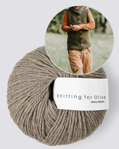 Waldling Weste | auch für Anfänger aus Heavy Merino von Knitting for Olive