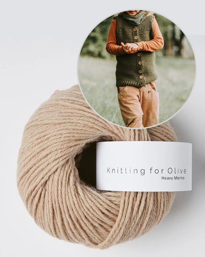 Waldling Weste | auch für Anfänger aus Heavy Merino von Knitting for Olive