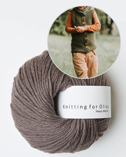 Waldling Weste | auch für Anfänger aus Heavy Merino von Knitting for Olive