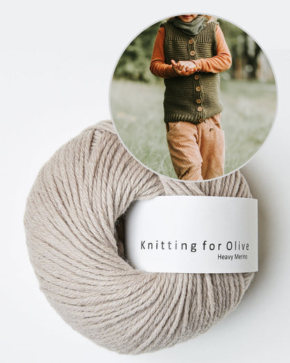 Waldling Weste | auch für Anfänger aus Heavy Merino von Knitting for Olive