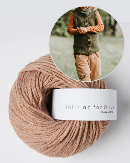 Waldling Weste | auch für Anfänger aus Heavy Merino von Knitting for Olive