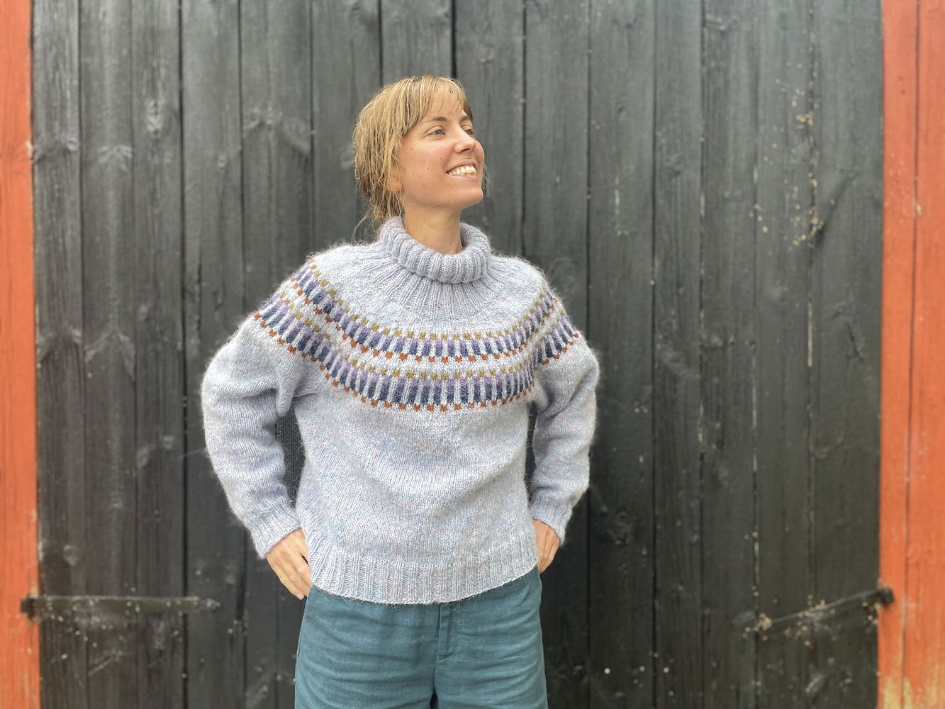 Pluret Sweater von The Weststrand Sisters mit Peer Gynt von Sandnes Garn 4