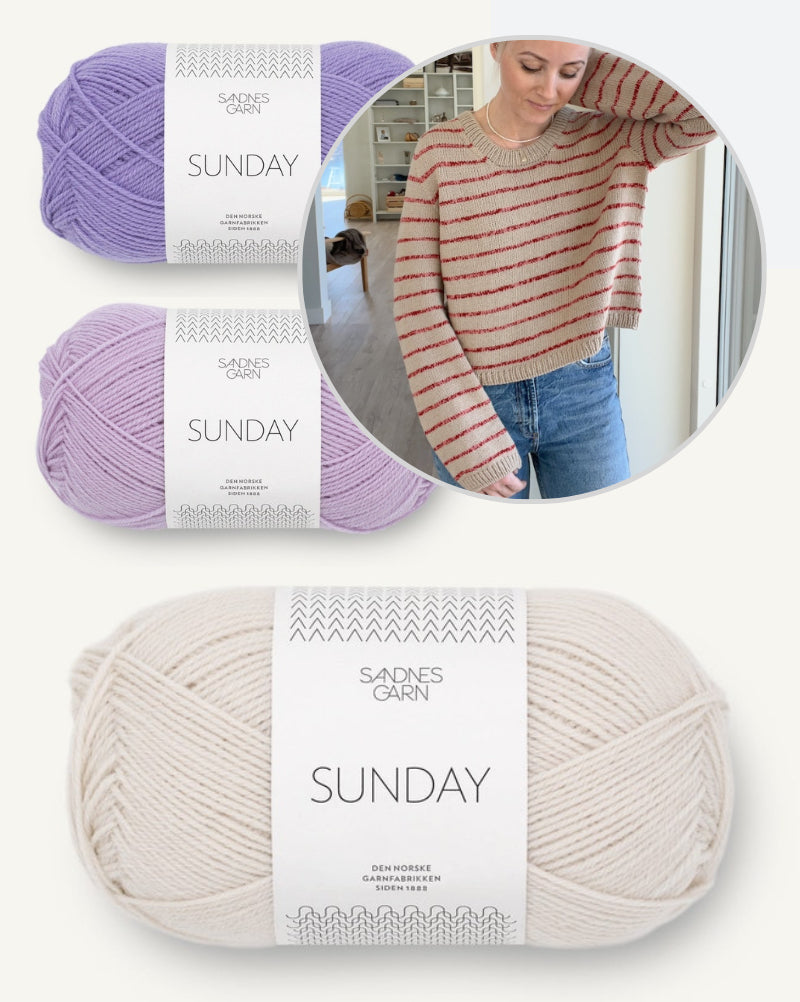 Whatsyourflavour Sweater von Secondknits mit Sunday von Sandnes Garn doppelfädig 13