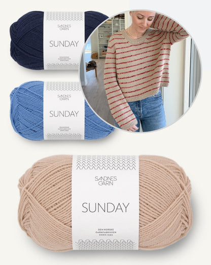 Whatsyourflavour Sweater von Secondknits mit Sunday von Sandnes Garn doppelfädig 12