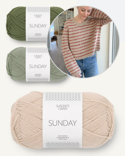 Whatsyourflavour Sweater von Secondknits mit Sunday von Sandnes Garn doppelfädig 14