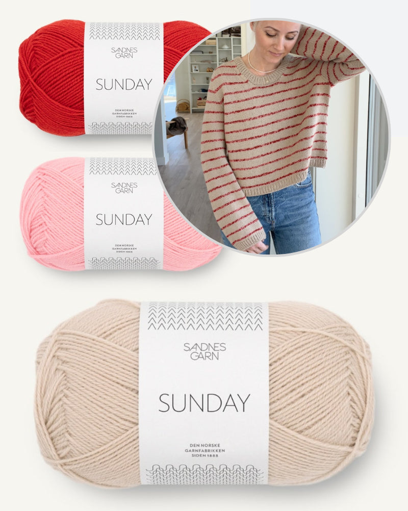 Whatsyourflavour Sweater von Secondknits mit Sunday von Sandnes Garn doppelfädig 11