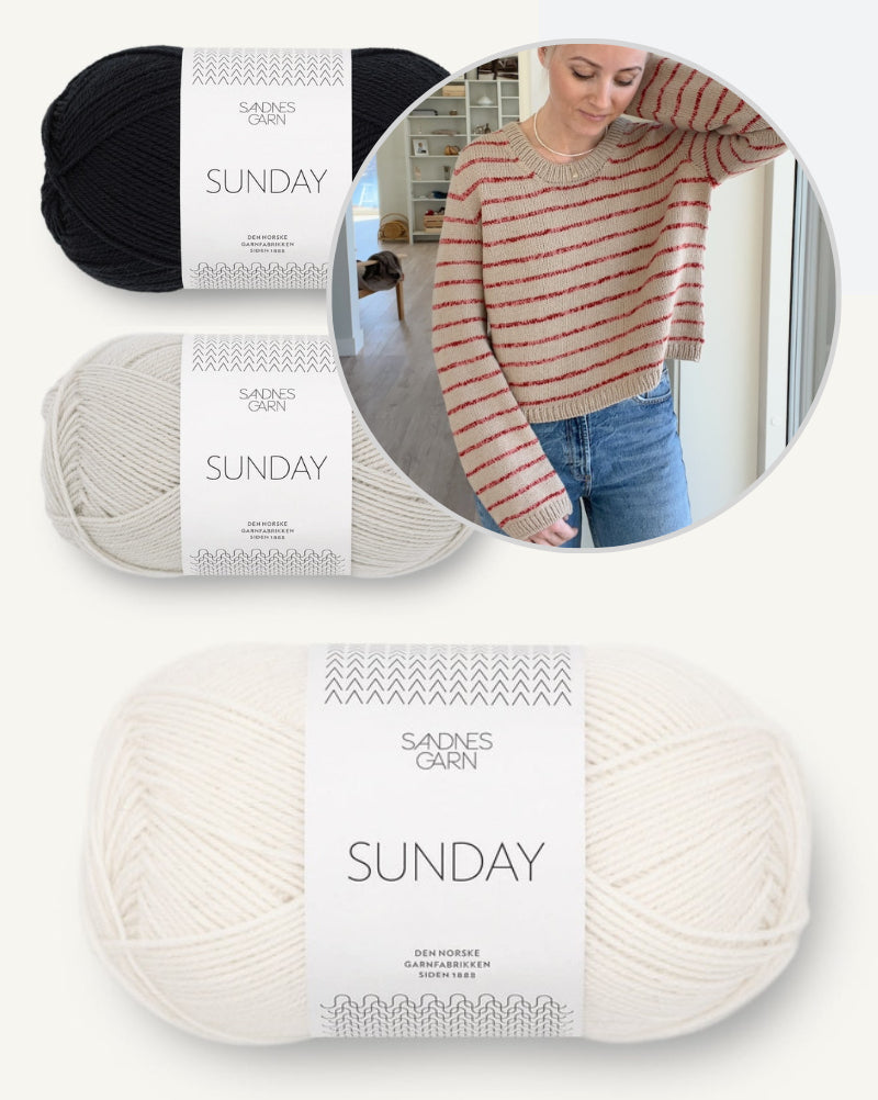 Whatsyourflavour Sweater von Secondknits mit Sunday von Sandnes Garn doppelfädig 15