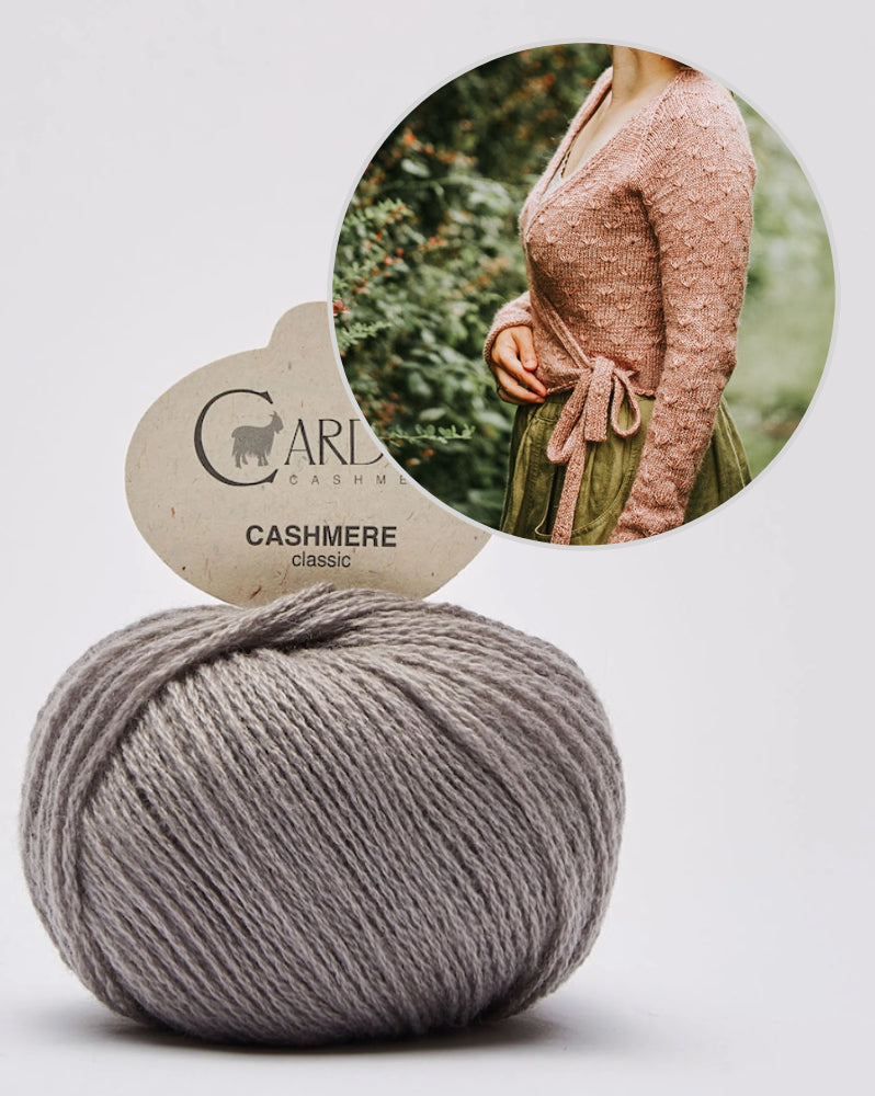 Wickeljacke Wiesenblume von Kleinigkeitenliebe mit Classic Cashmere von Cardiff 8