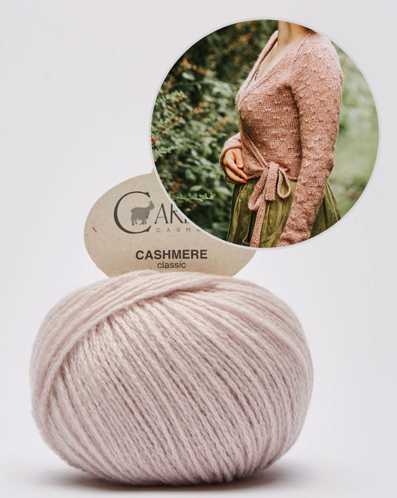 Wickeljacke Wiesenblume von Kleinigkeitenliebe mit Classic Cashmere von Cardiff 10