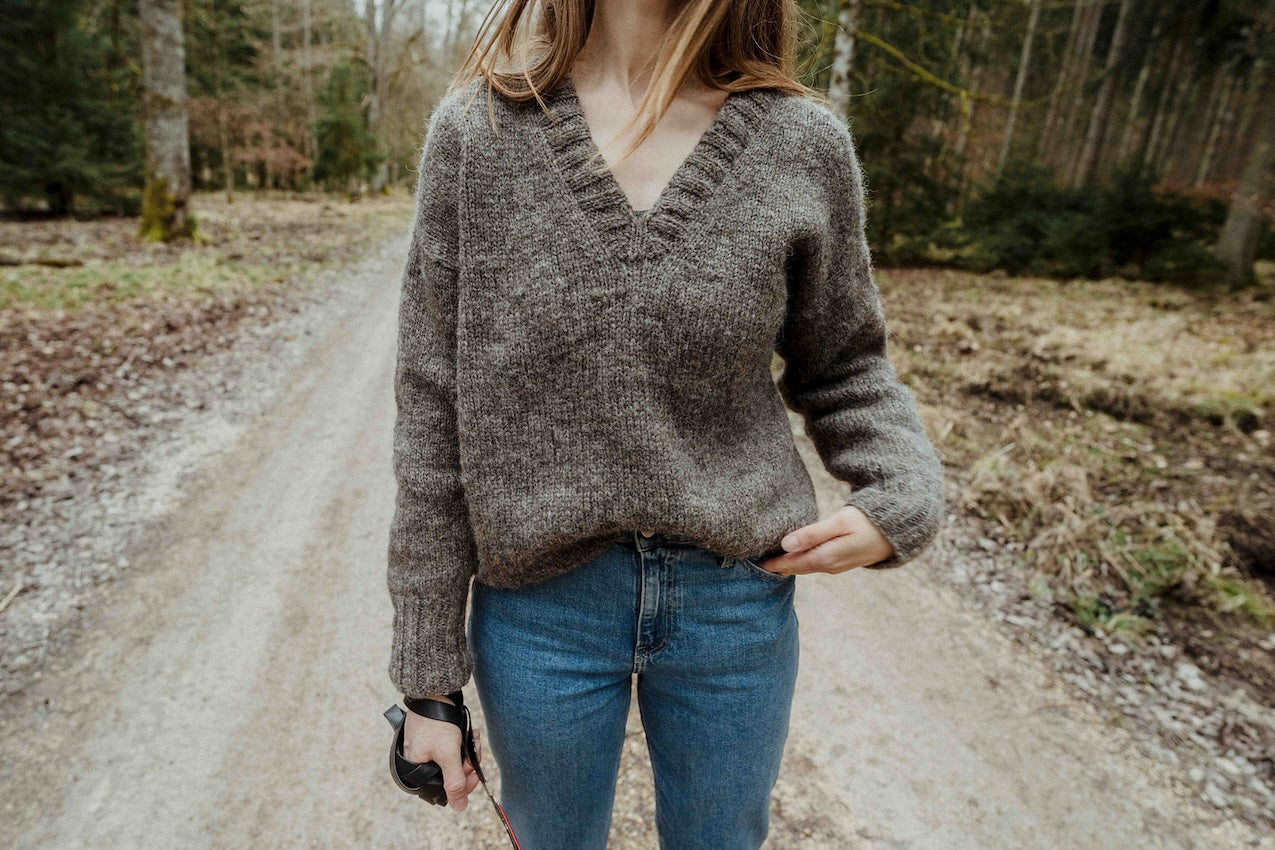 Chloe Sweater von Woodlandsknits für Garnpaket mit Halaus von Novita 1