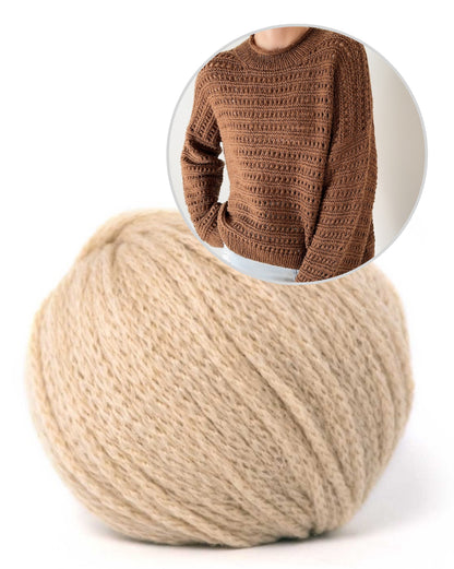 Caidree Yutori Sweater mit Camel DK von Pascuali 10